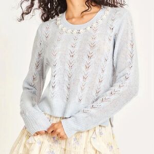 Linus Pullover - Bluebell - Bluebell / S × 1
LoveShackFancy